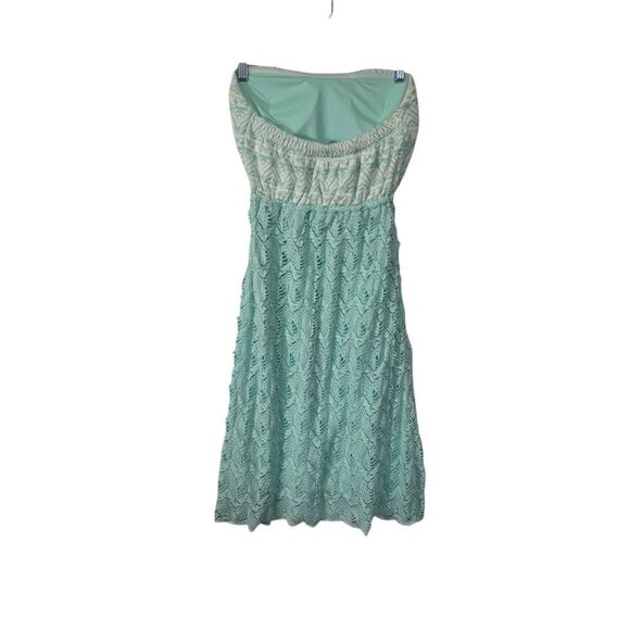 New with tags Y2k Vanity mint small Strapless Dress - Picture 9 of 12